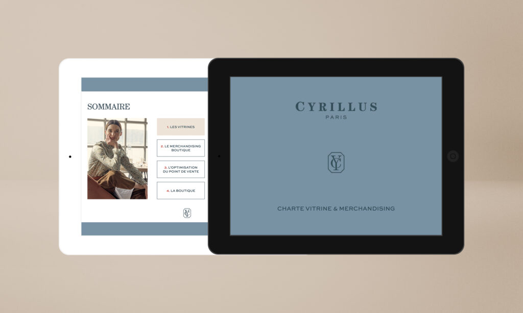 Réalisation d'un PDF interactif pour les boutiques Cyrillus